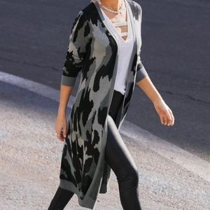 Boston Proper Camo Duster